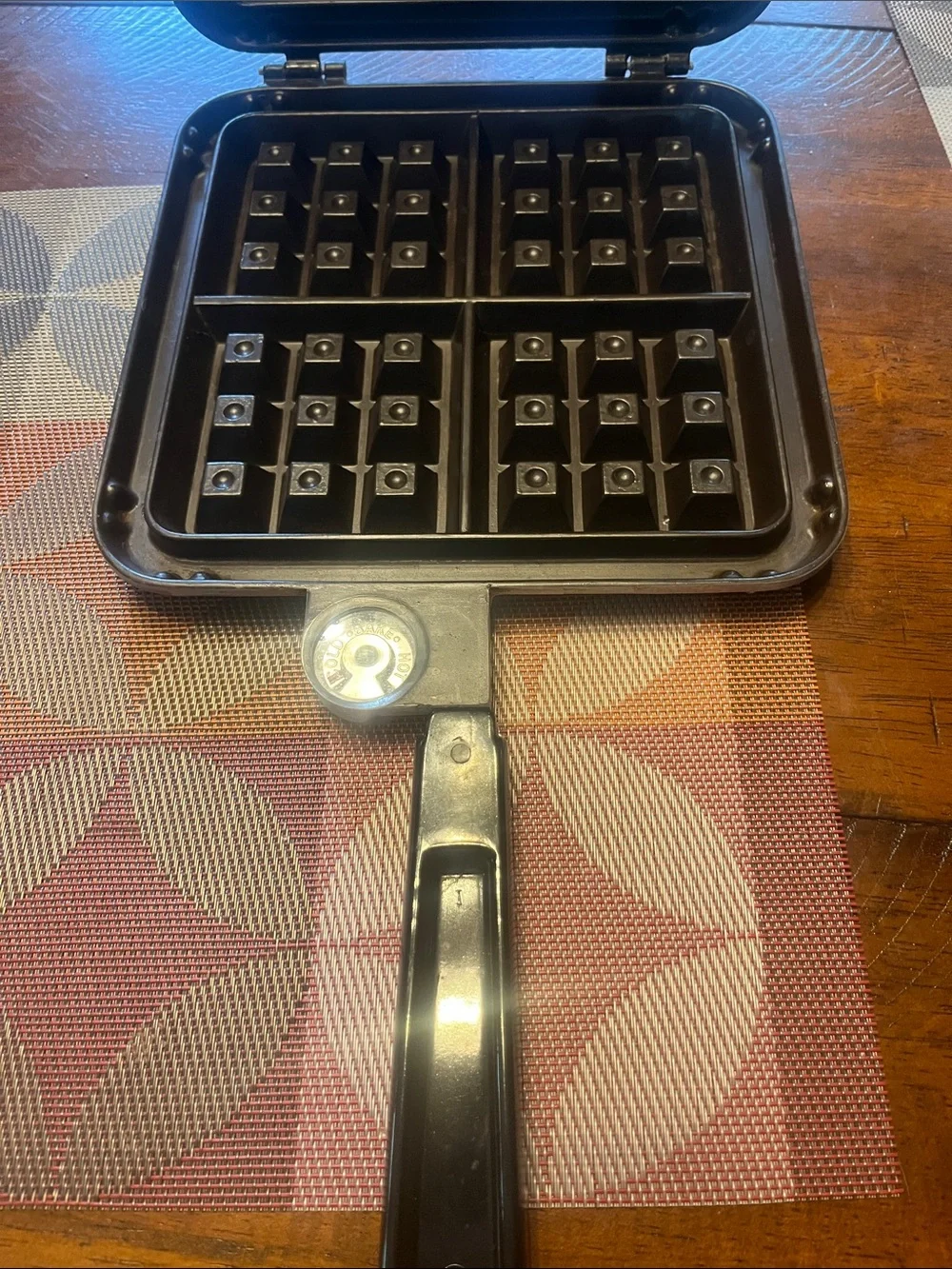 Nordic Ware Silver and Black Mini Waffle Iron